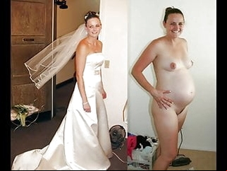 blonde amateur BRIDES Dressed & Undressed